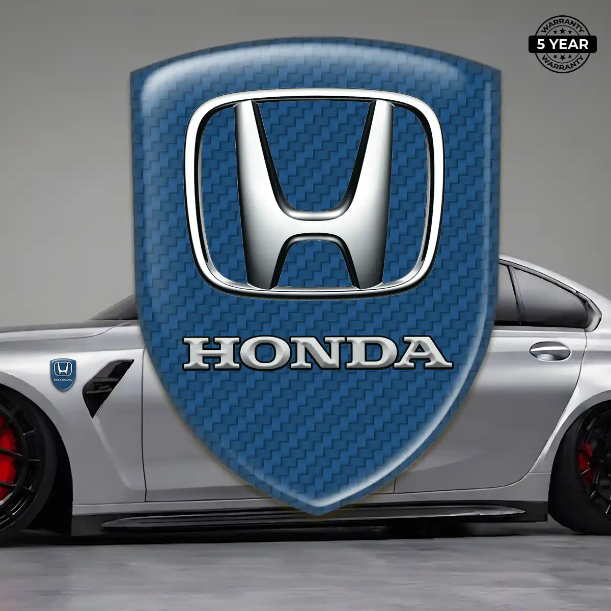Honda 3D Badge Sticker Resin Luxe