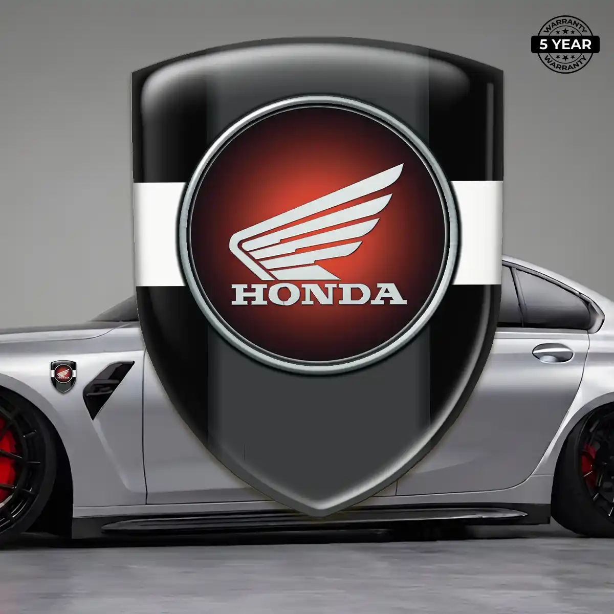 Honda 3D Domed Sticker Interior Elegance