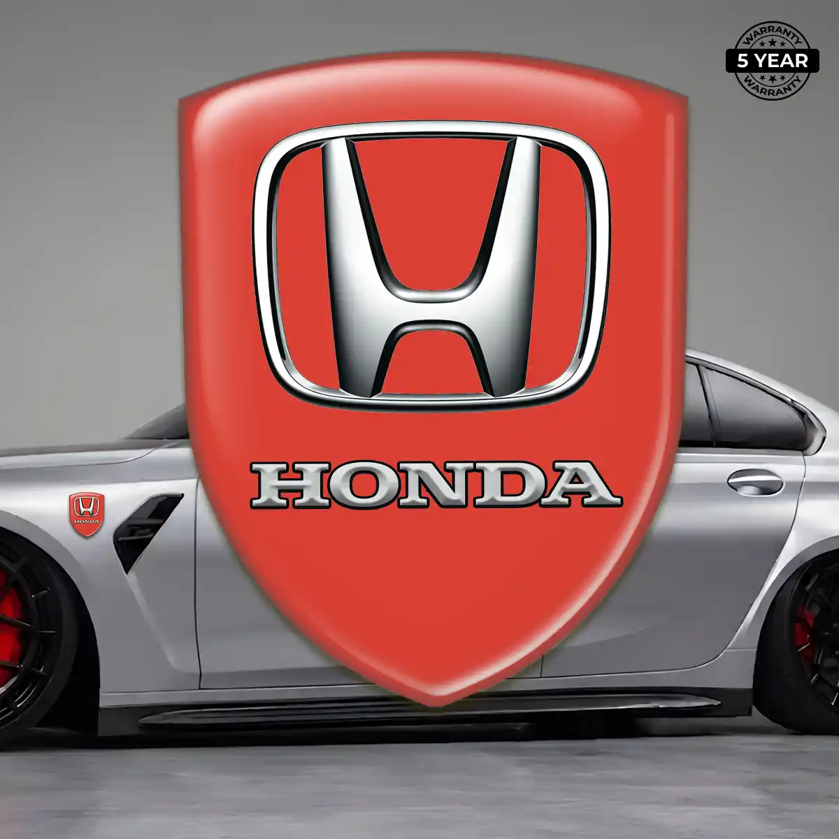 Honda 3D Domed Sticker Refined Design