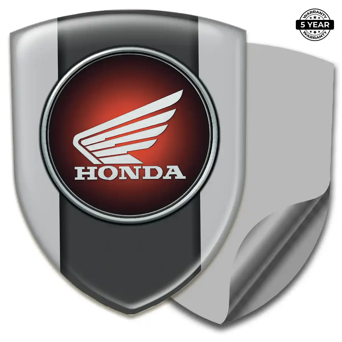 Honda 3D Domed Sticker Sleek Style