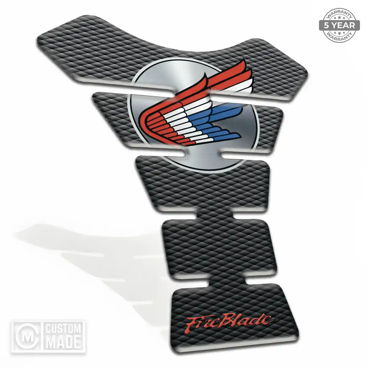 Honda 3D Domed Tank Pad Resin Elite
