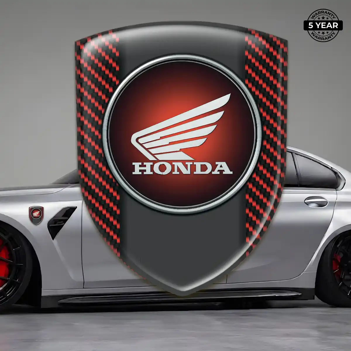 Honda 3D Emblem Sticker Deluxe Edition
