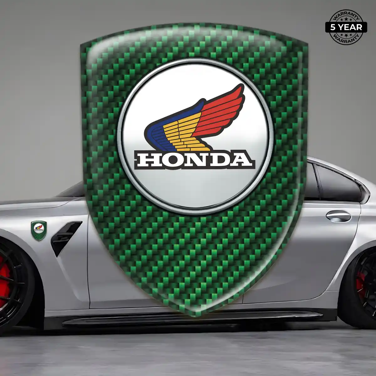 Honda 3D Emblem Sticker Interior Elegance