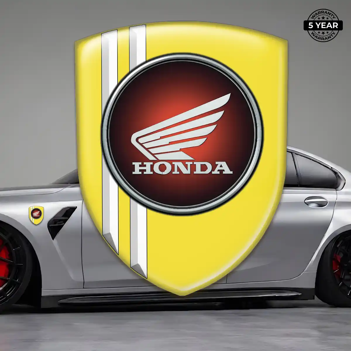 Honda 3D Emblem Sticker Interior Luxe
