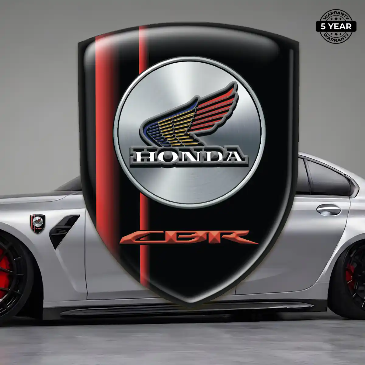 Honda 3D Emblem Sticker Resin Elite