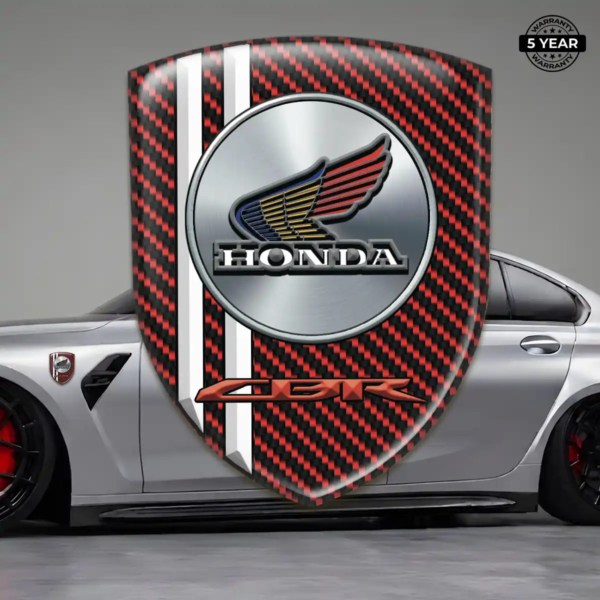 Honda 3D Emblem Sticker Resin Luxe