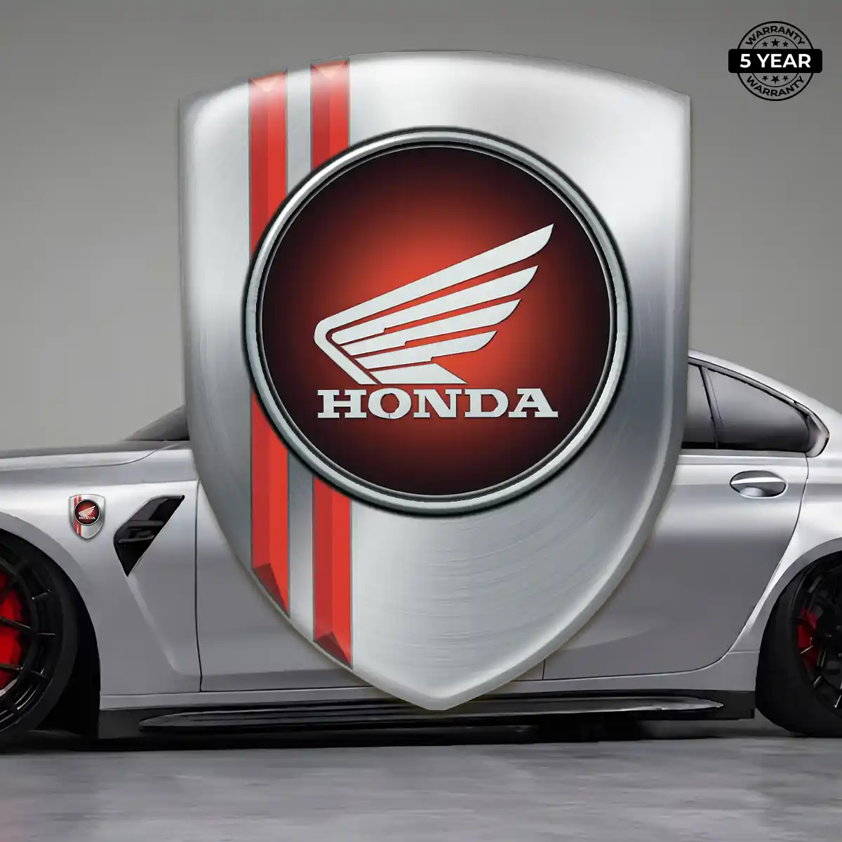 Honda 3D Emblem Sticker Signature Grade