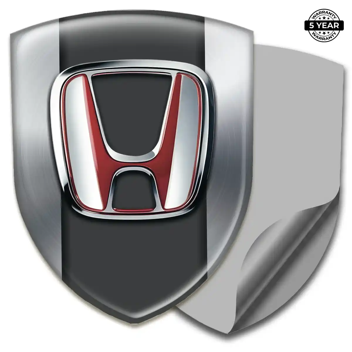 Honda 3D Emblem Sticker Sleek Style
