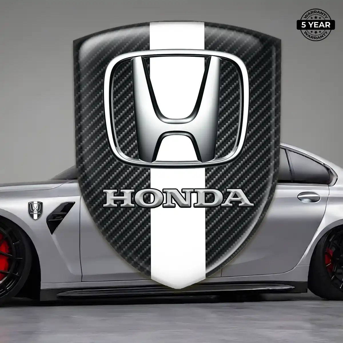 Honda 3D Gel Sticker Interior Elegance