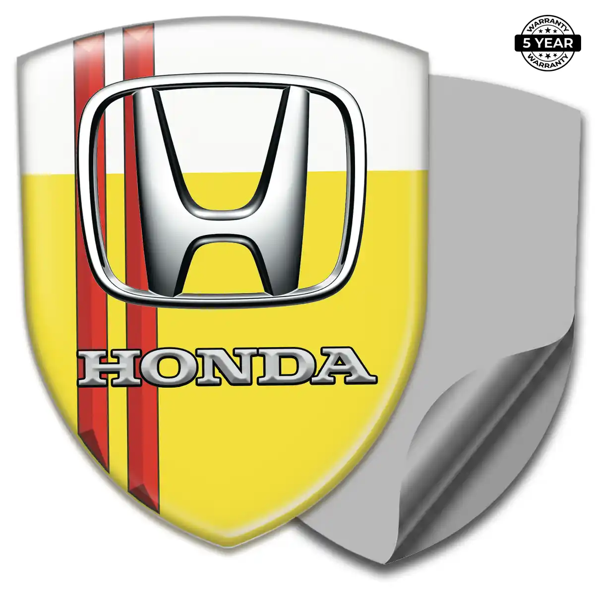 Honda 3D Gel Sticker Refined Design