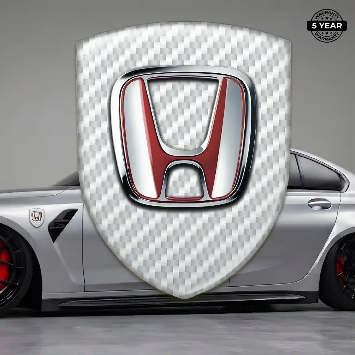 Honda 3D Logo Sticker Cabin Style
