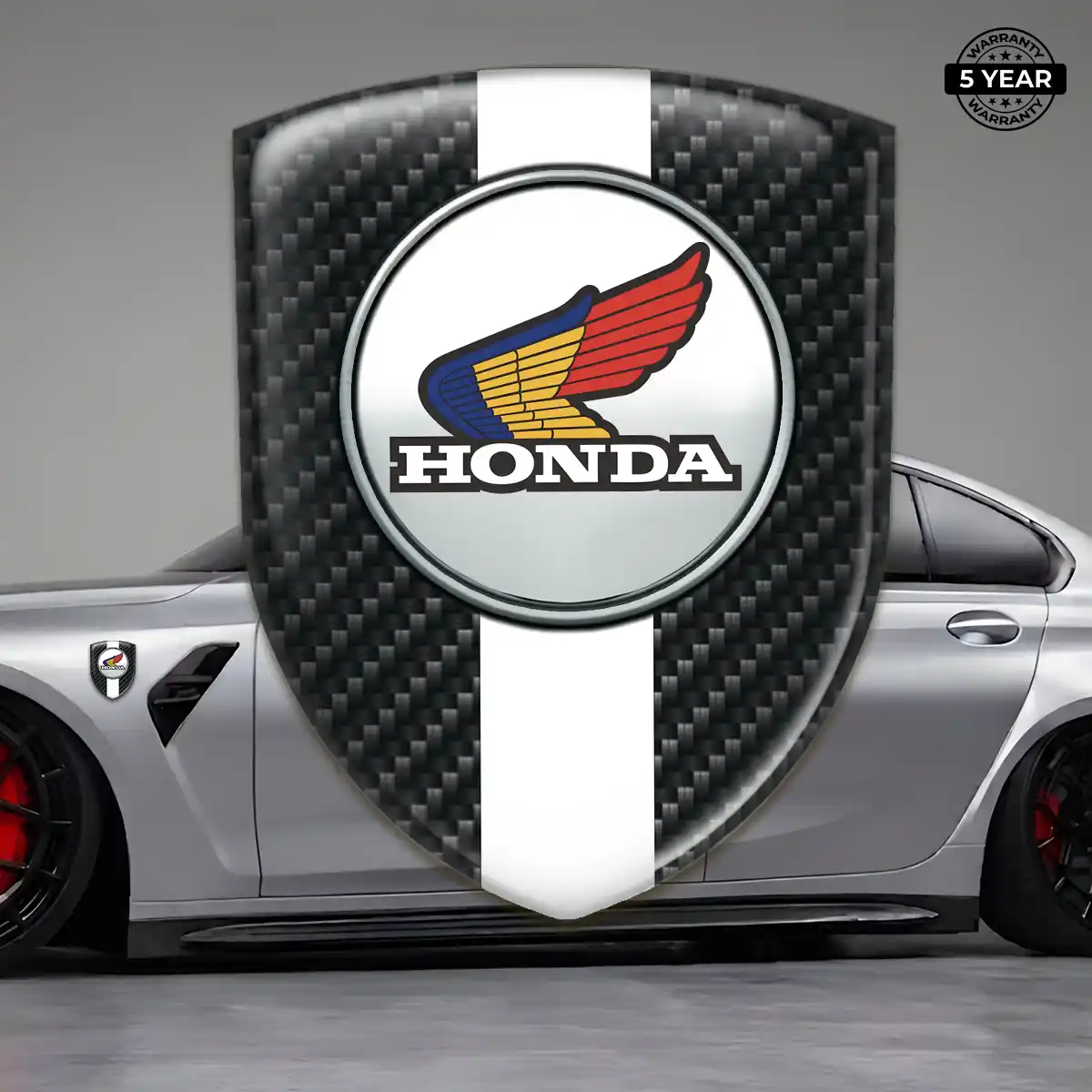 Honda 3D Logo Sticker Interior Elegance