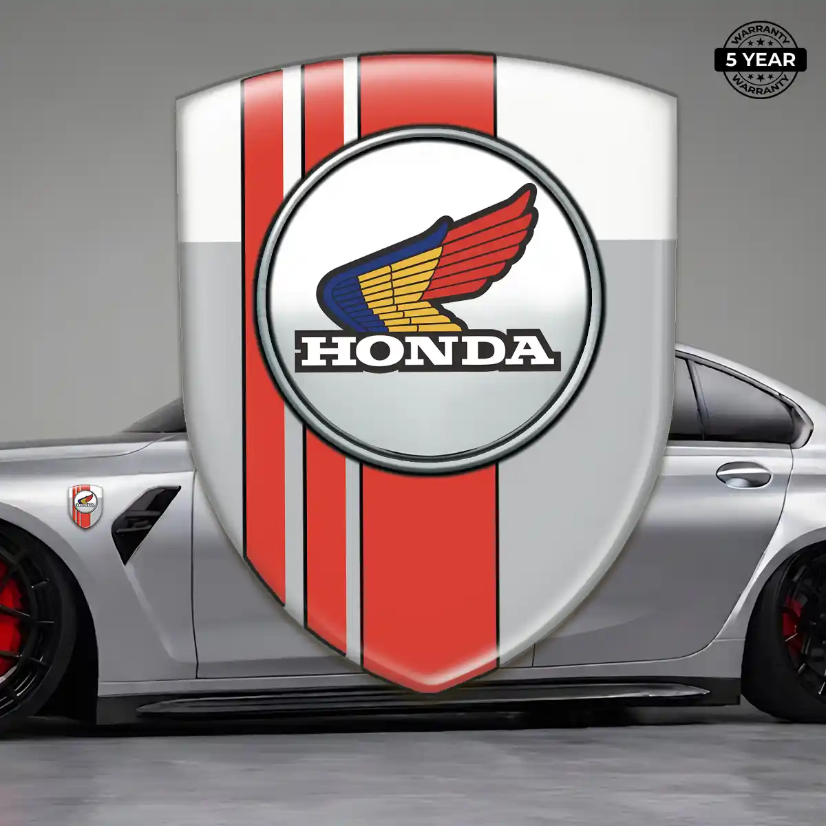 Honda 3D Logo Sticker Premium Dome
