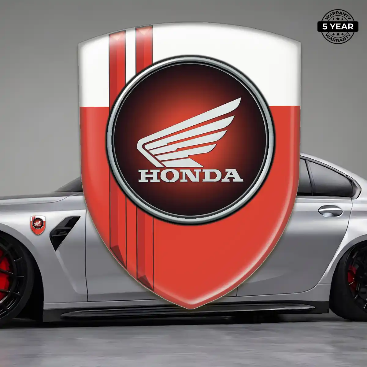 Honda 3D Logo Sticker Refined Design