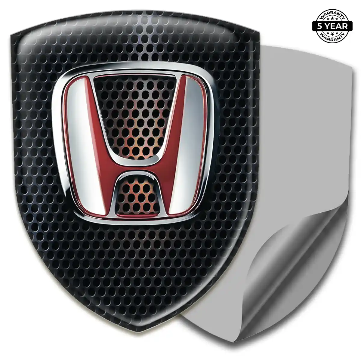 Honda 3D Resin Sticker Refined Design