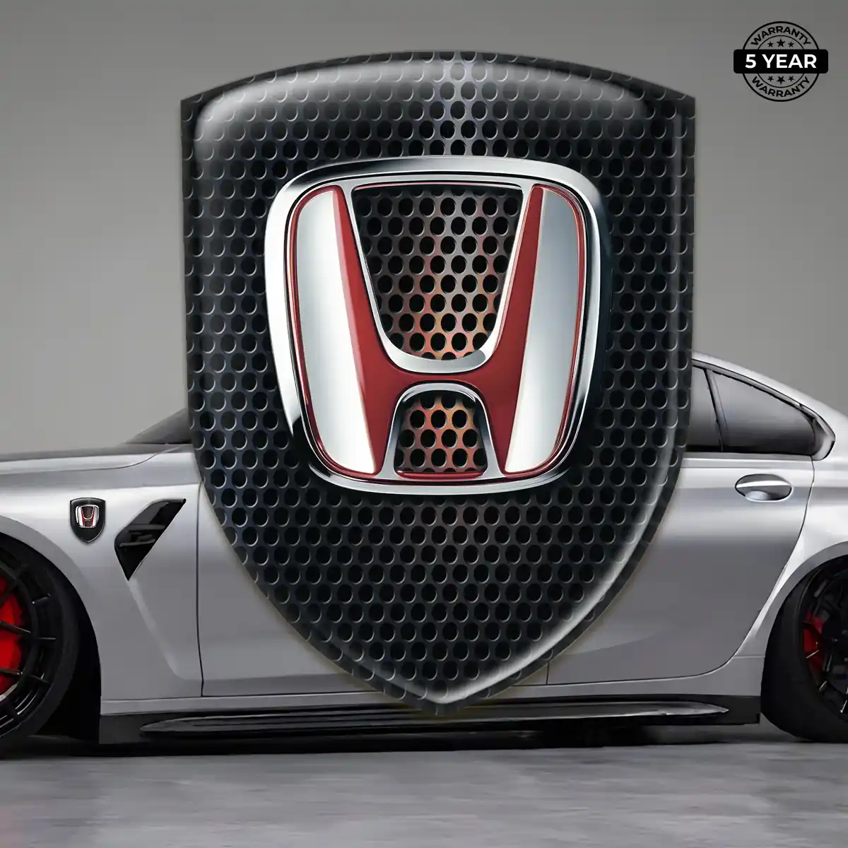 Honda 3D Resin Sticker Refined Design