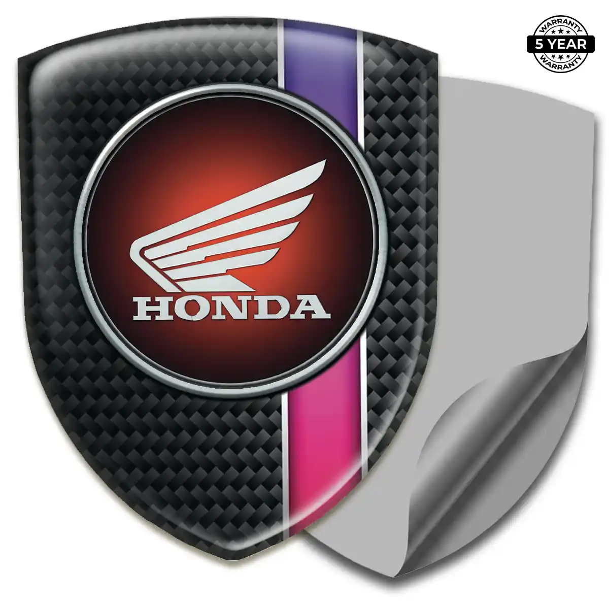 Honda 3D Resin Sticker Resin Elite