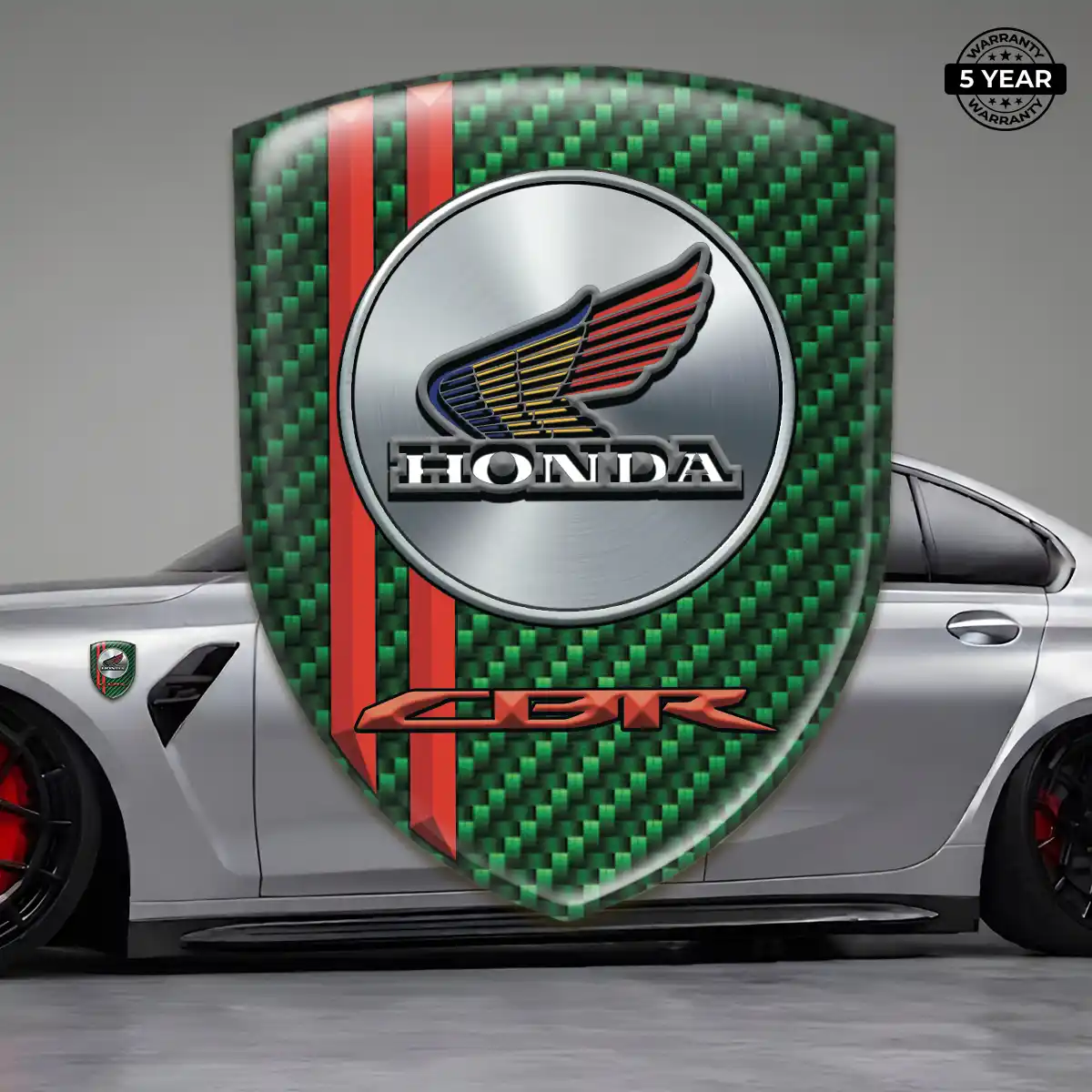 Honda 3D Resin Sticker Sleek Style