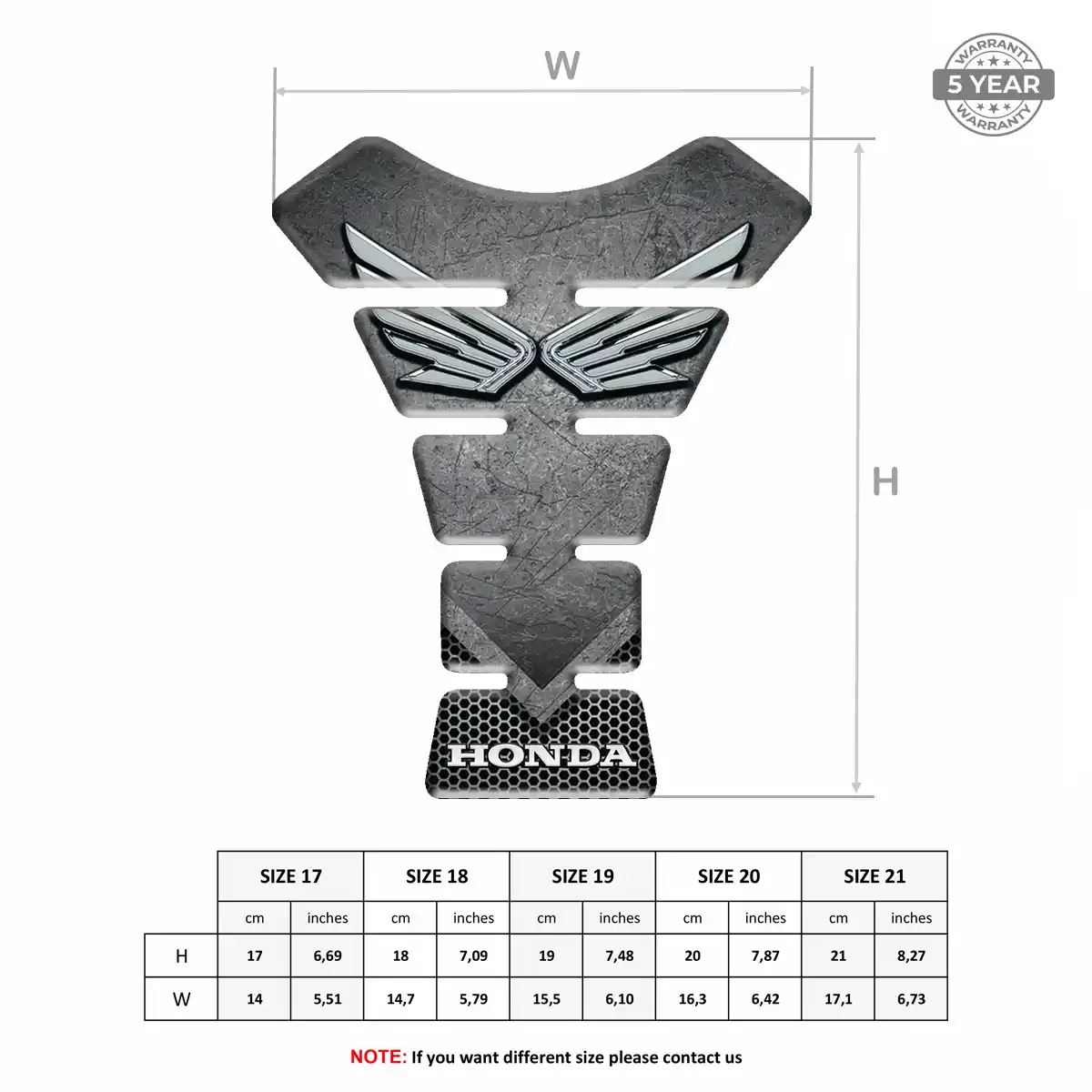 Honda 3D Tank Pad Exclusive Series