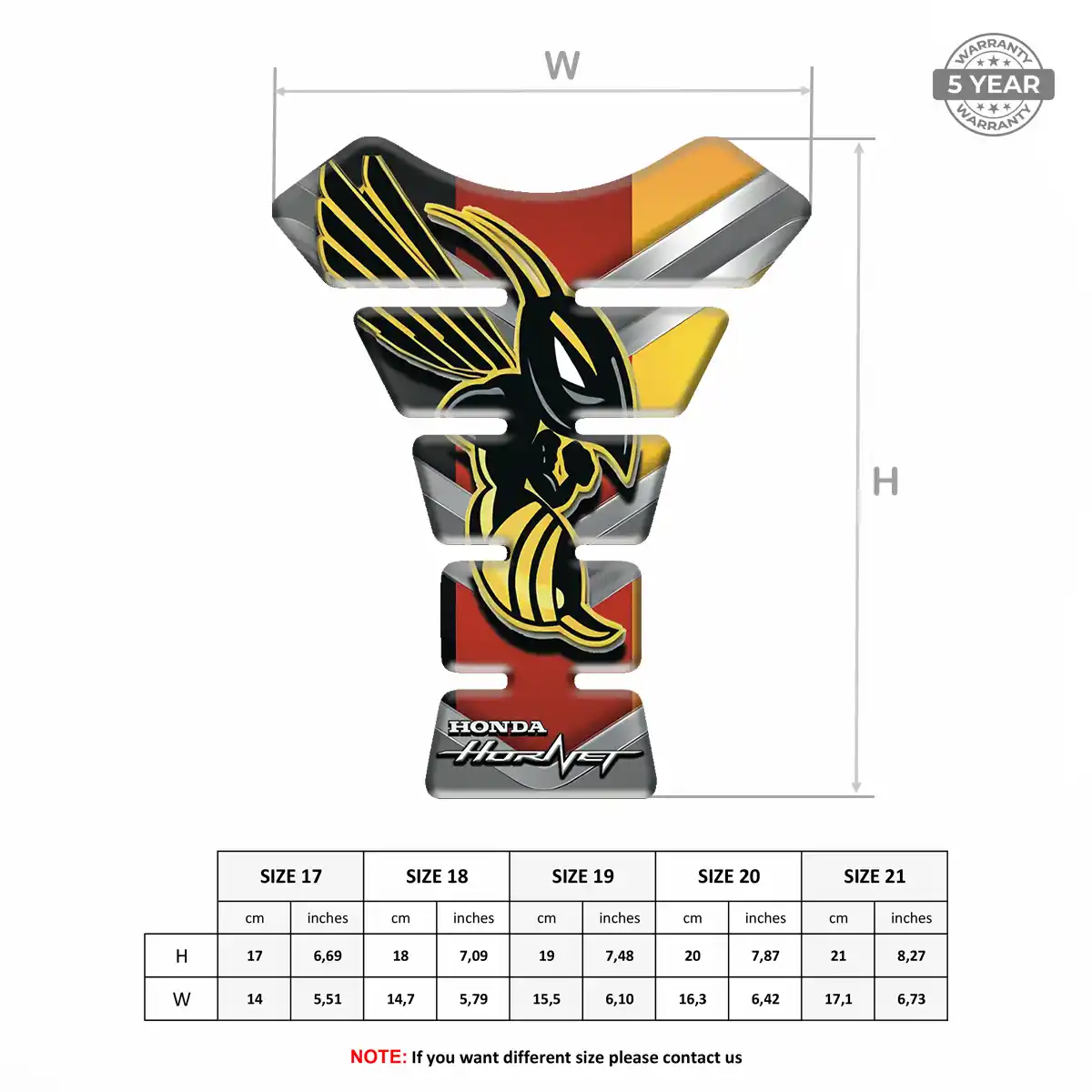 Honda 3D Tank Pad Signature Grade