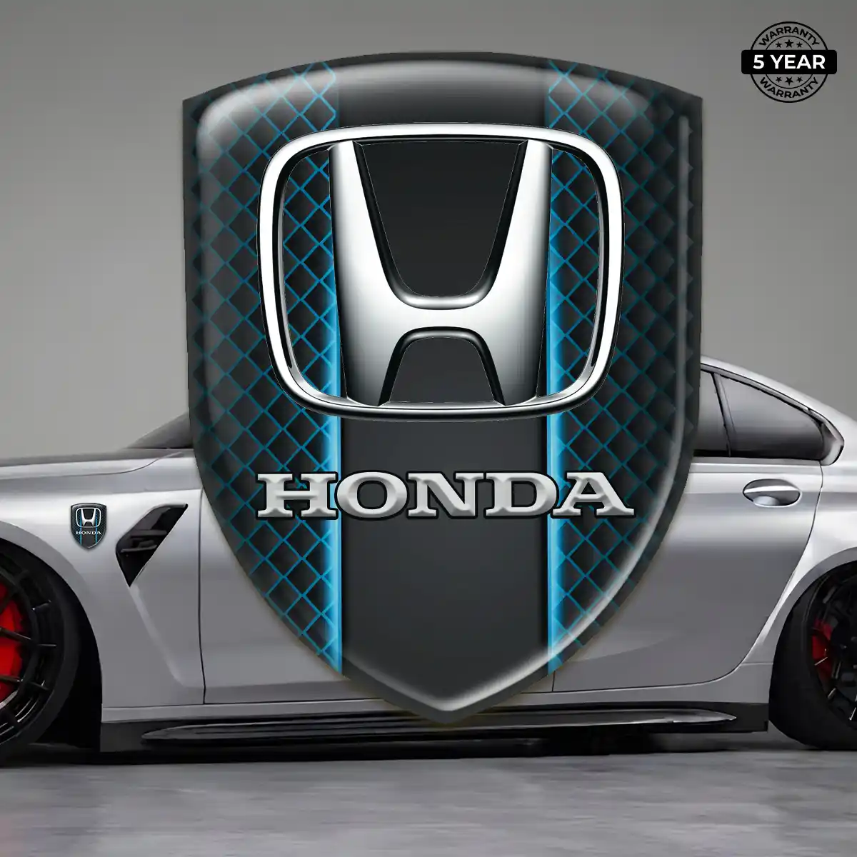 Honda Automotive Emblem Sticker Opulent Line
