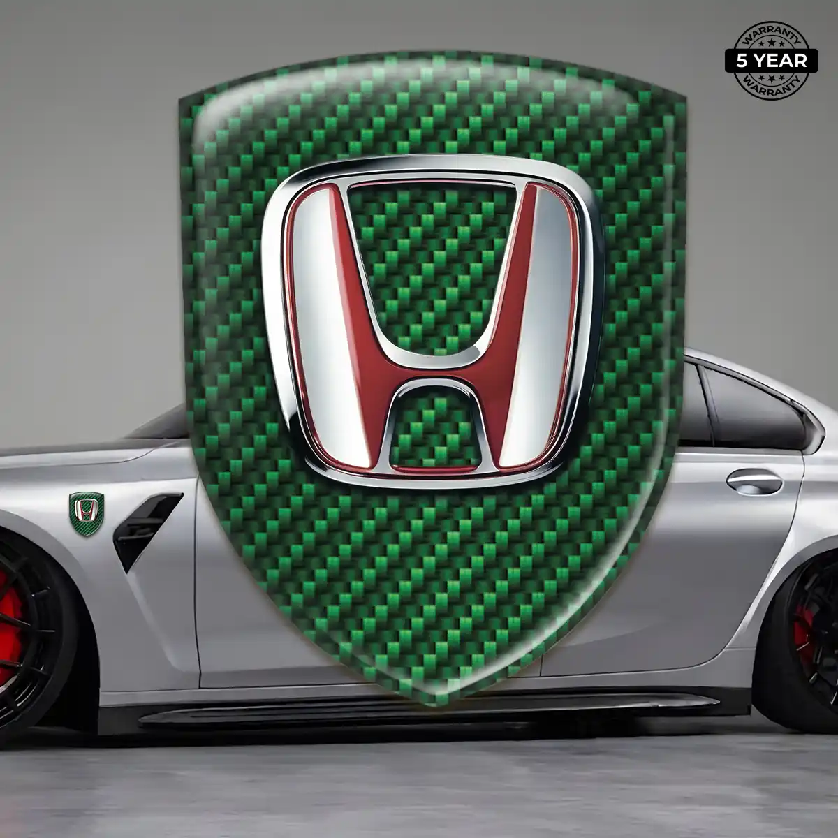 Honda Automotive Emblem Sticker Premium Dome