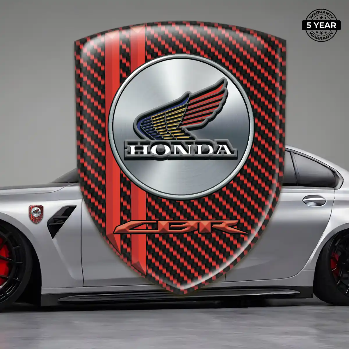 Honda Automotive Emblem Sticker Refined Design