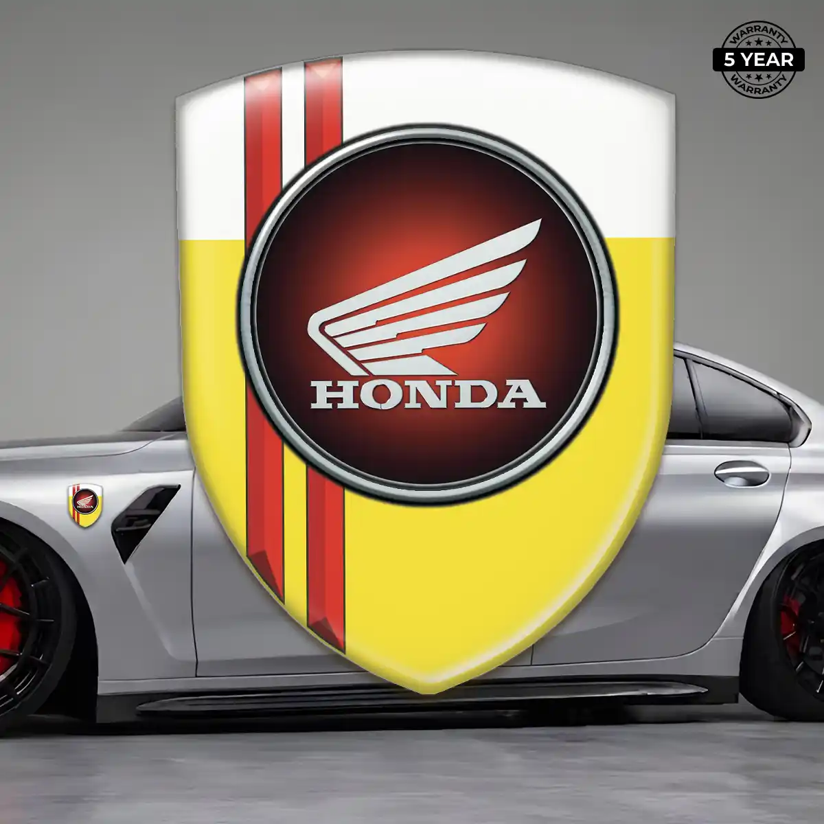 Honda Automotive Emblem Sticker Sleek Style