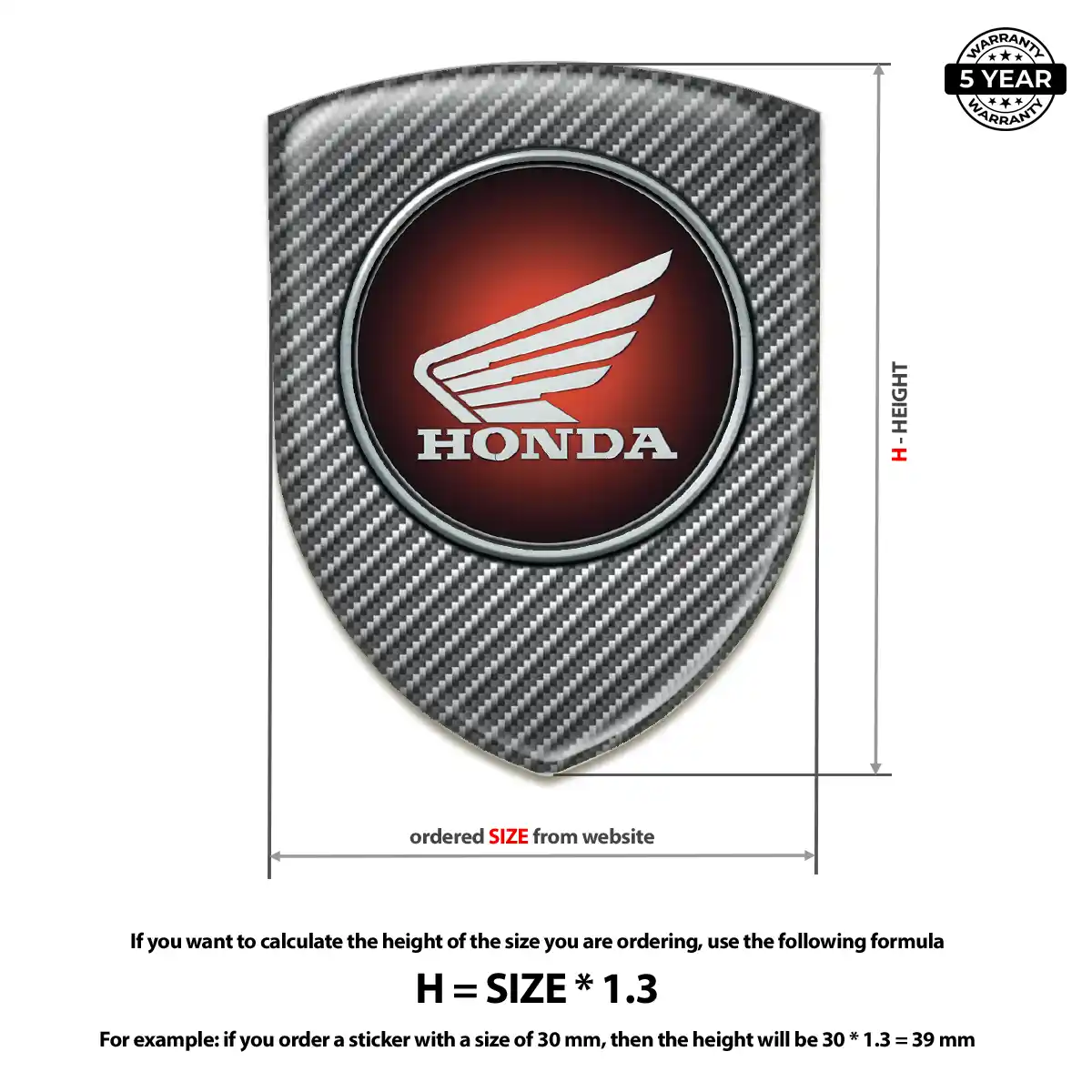 Honda Badge Elite Edition