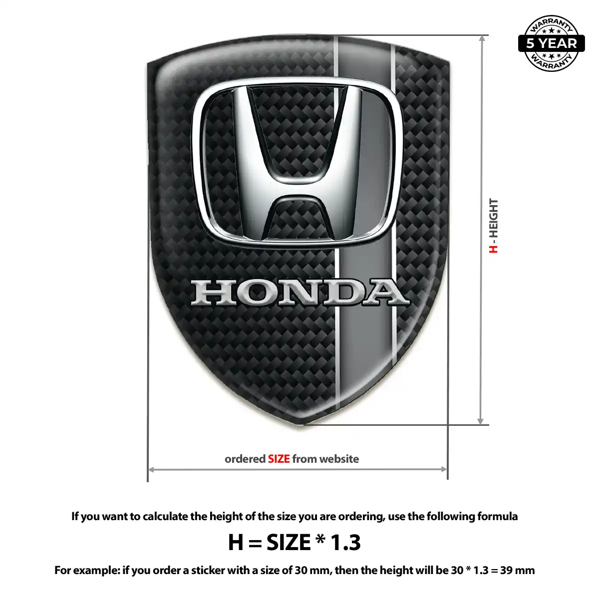 Honda Badge Noble Edition