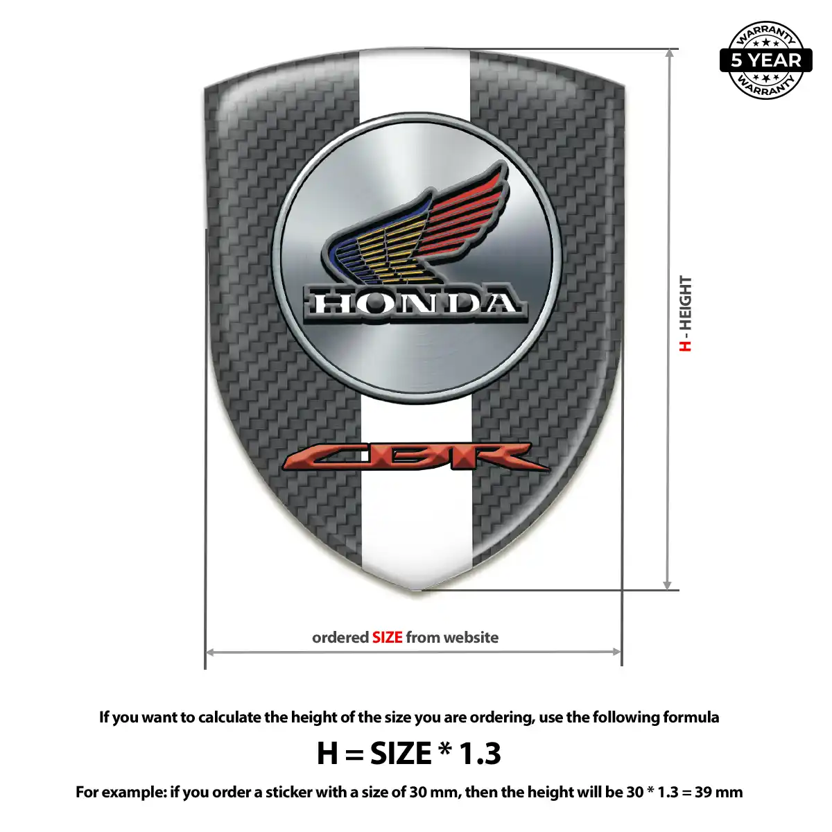Honda Badge Outer Style