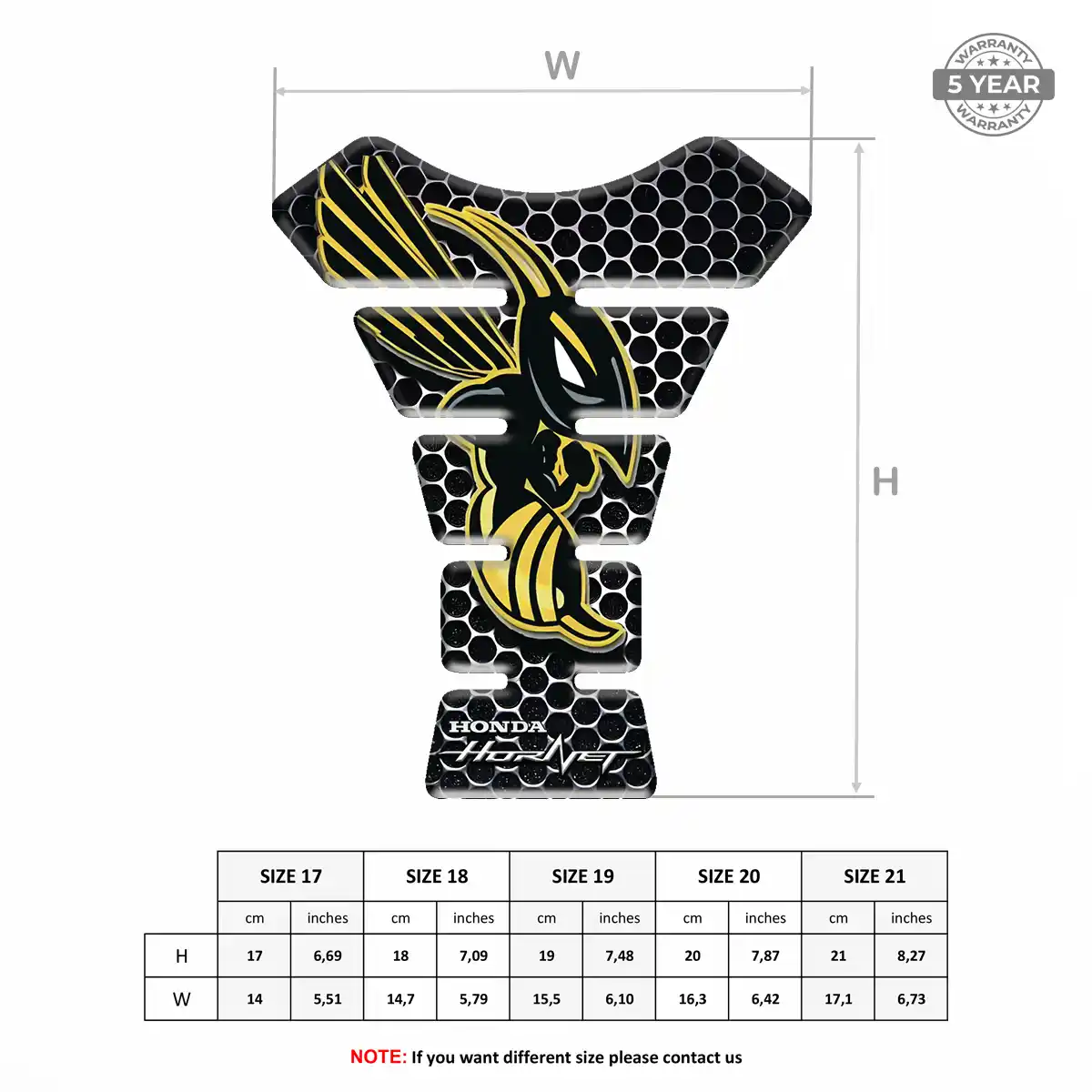 Honda Bike Tank Protector Deluxe Edition