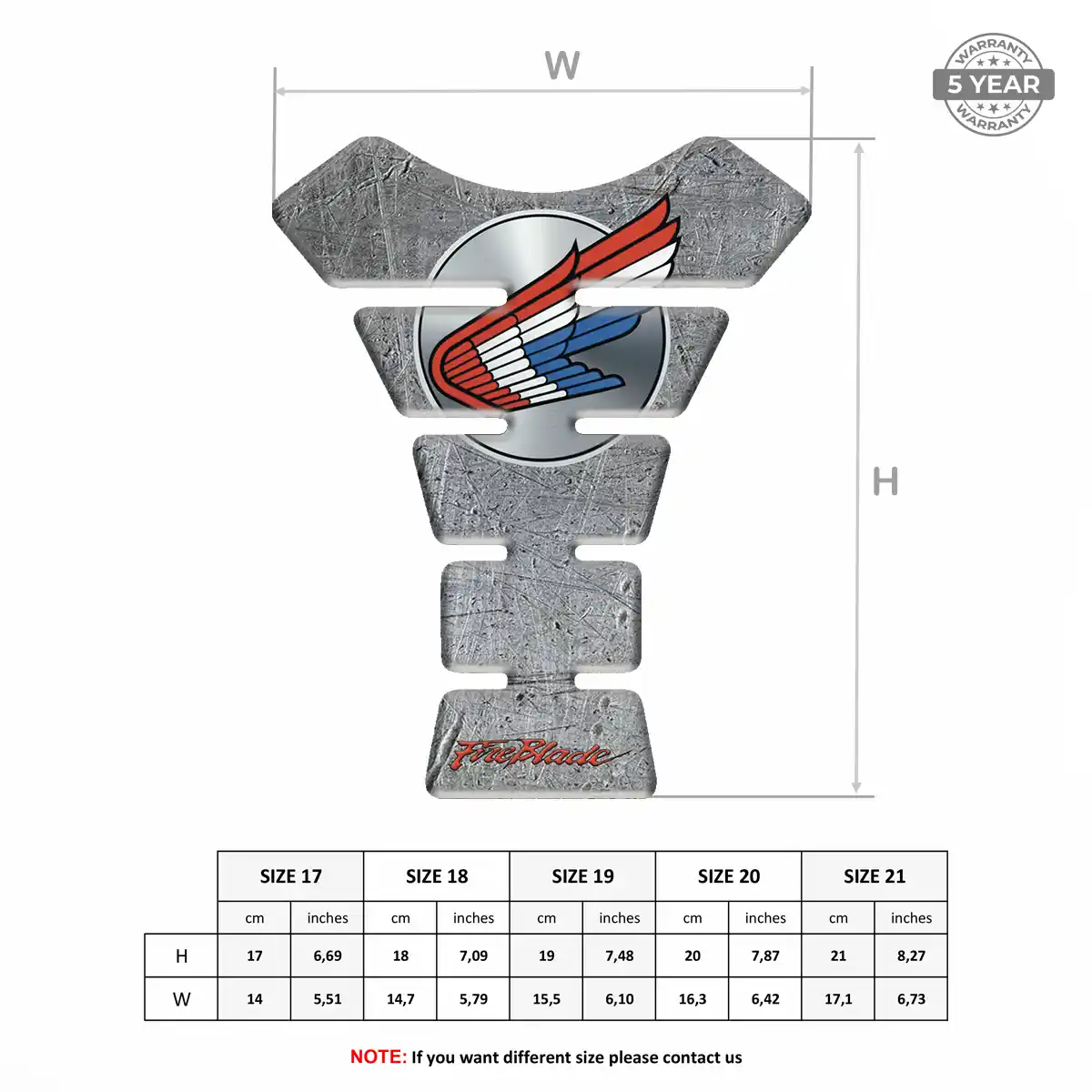 Honda Bike Tank Protector Prime Quality