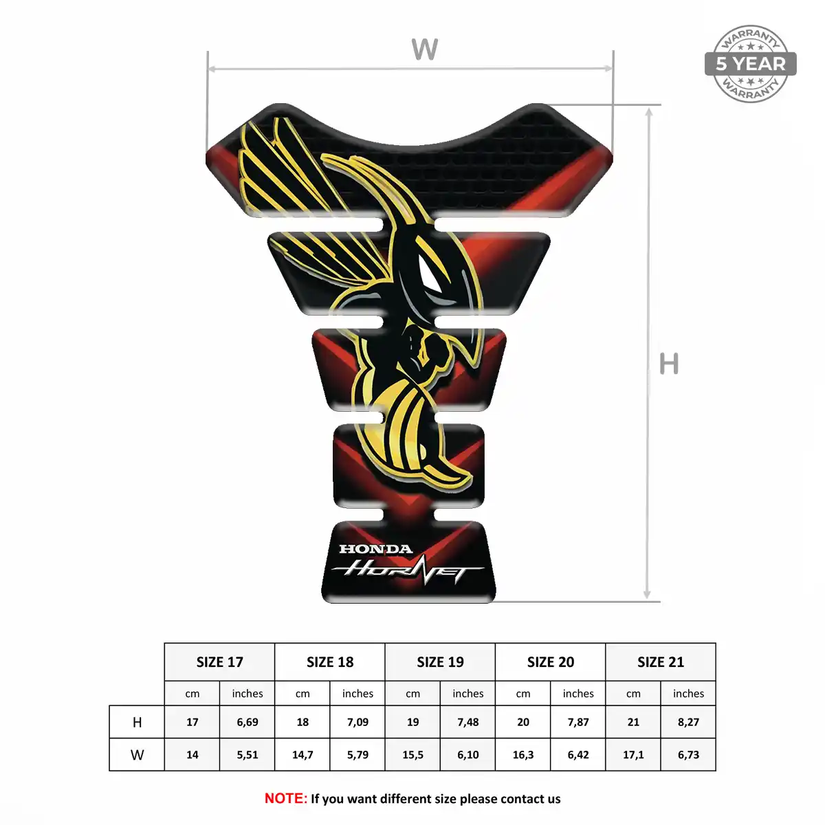 Honda Bike Tank Protector Signature Grade