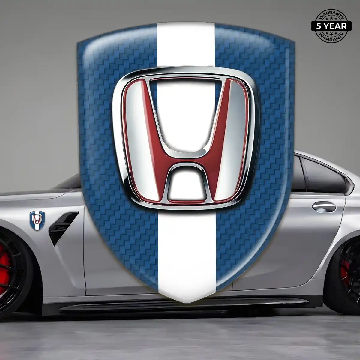 Honda Car Badge Sticker Interior Elegance