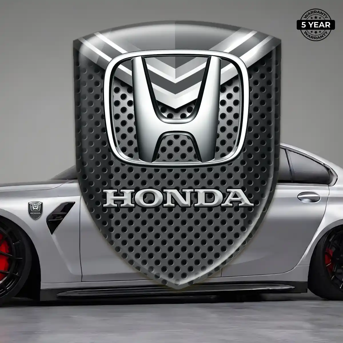 Honda Car Badge Sticker Premium Dome
