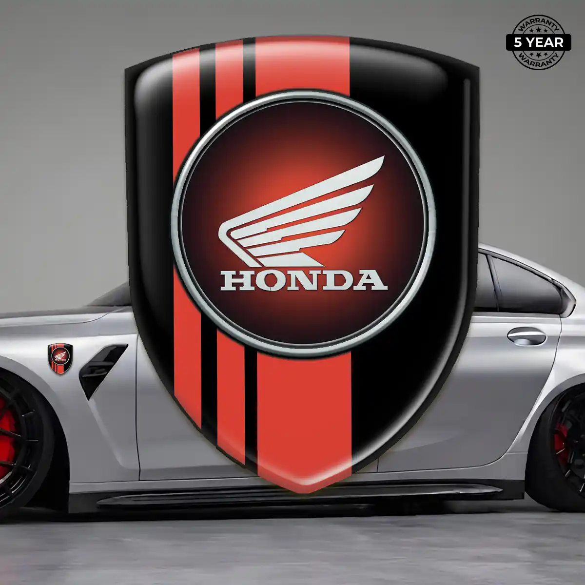 Honda Car Emblem Decal Interior Elegance