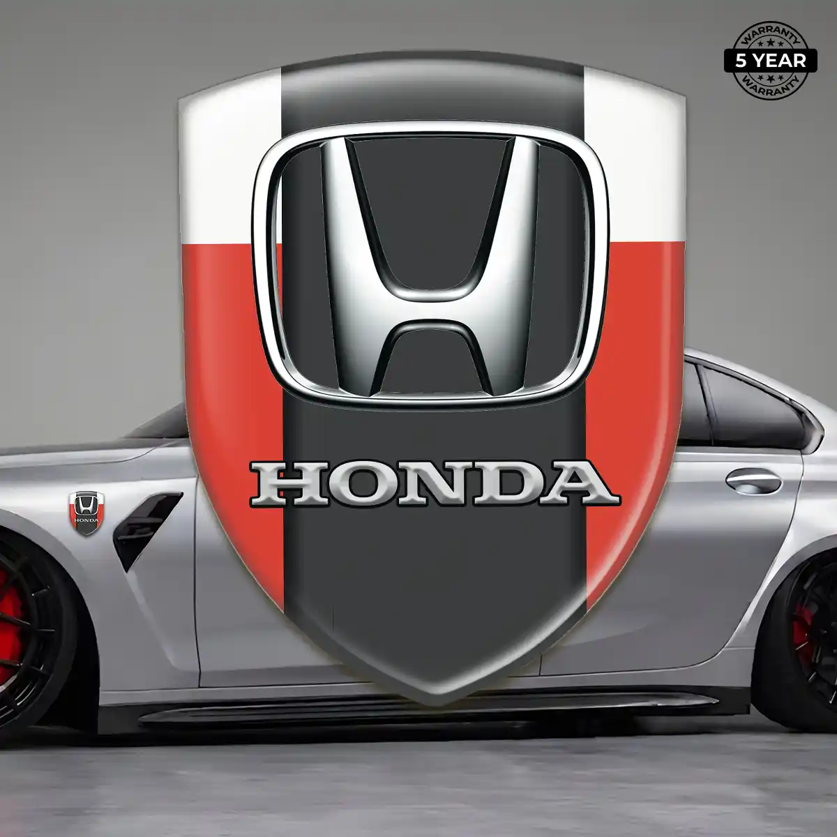 Honda Car Emblem Decal Outer Style