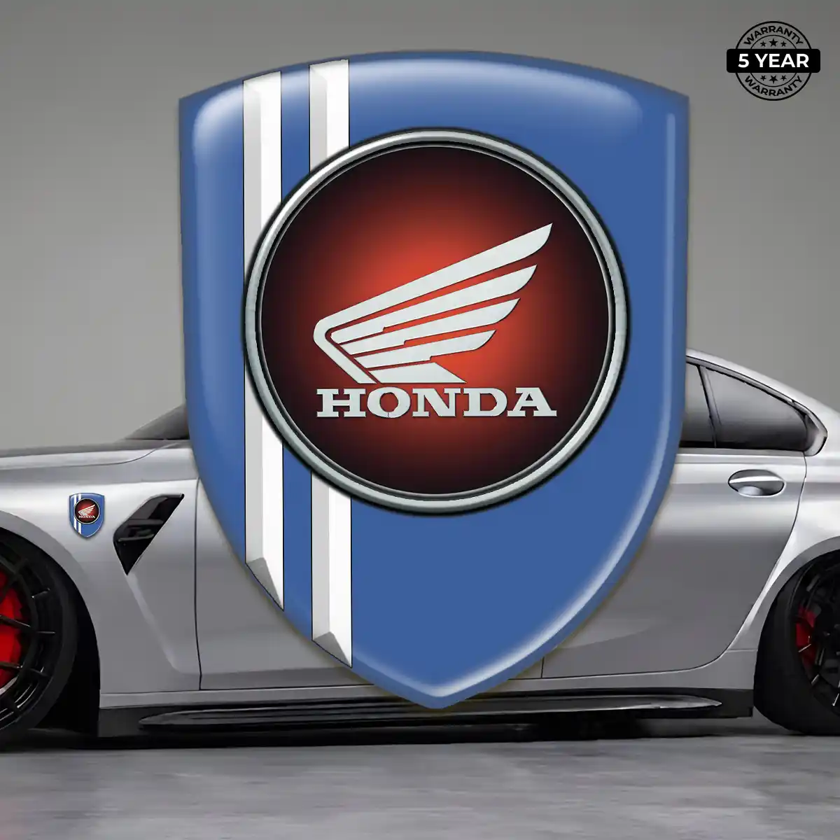 Honda Car Emblem Decal Refined Design