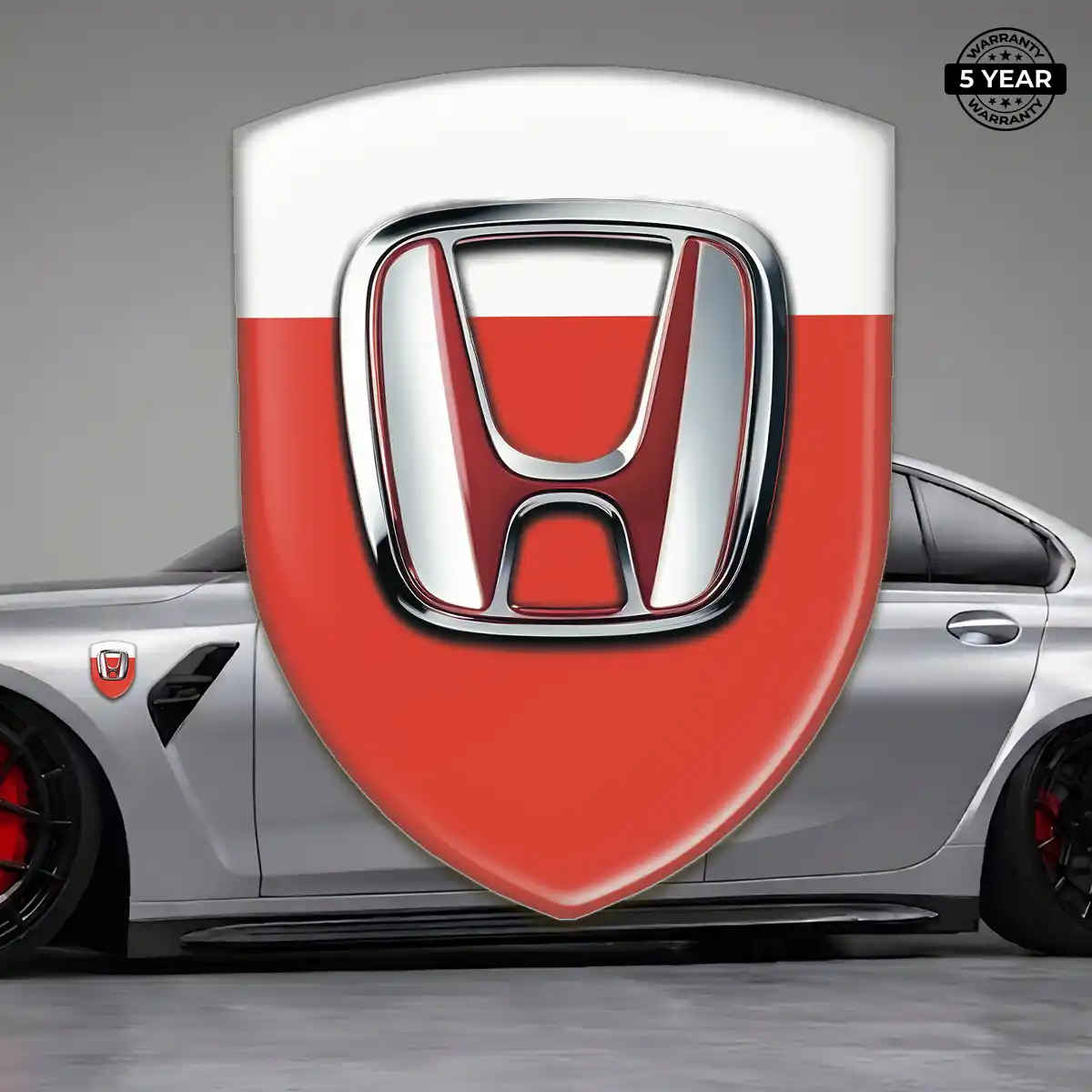 Honda Car Emblem Decal Sleek Style