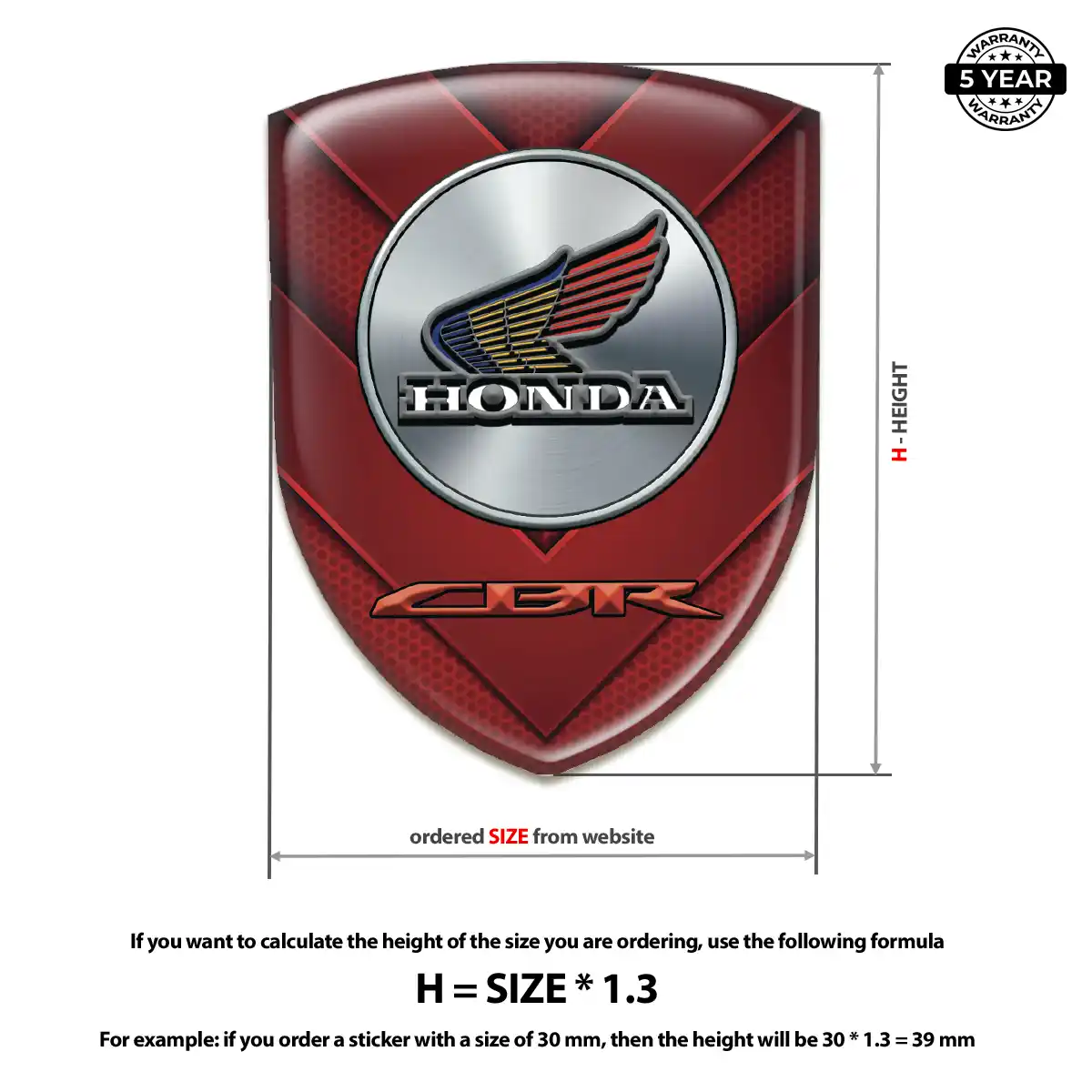Honda Car Emblem Overlay Interior Luxe