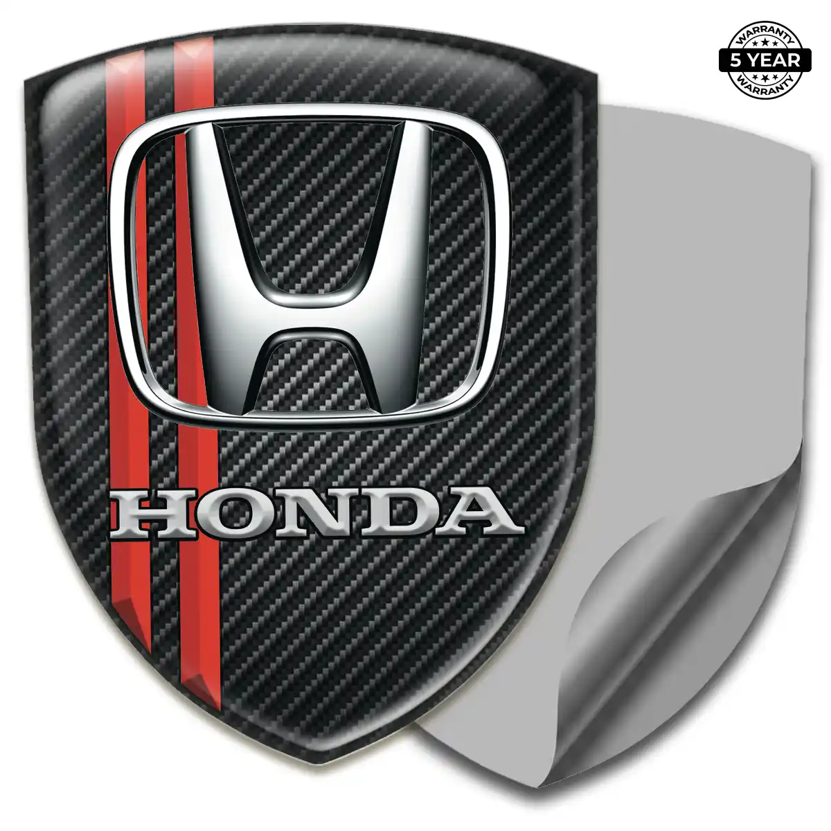 Honda Car Emblem Overlay Refined Design
