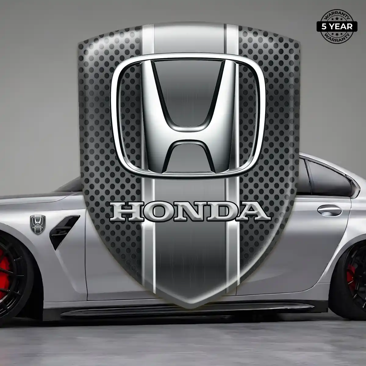 Honda Car Emblem Sticker Cabin Style