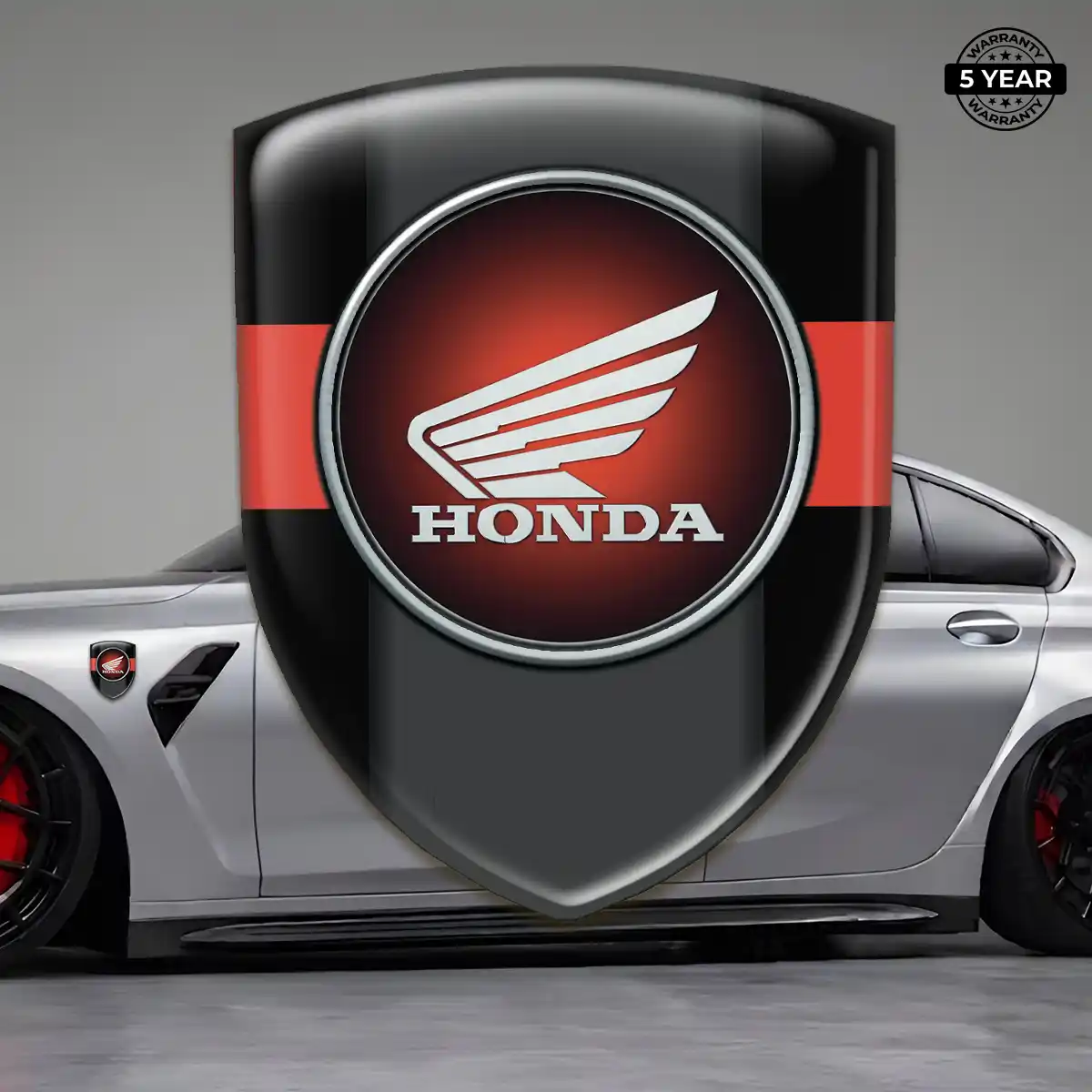 Honda Car Emblem Sticker Interior Elegance