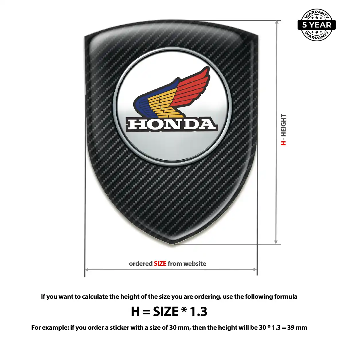 Honda Crest Emblem Elite Edition