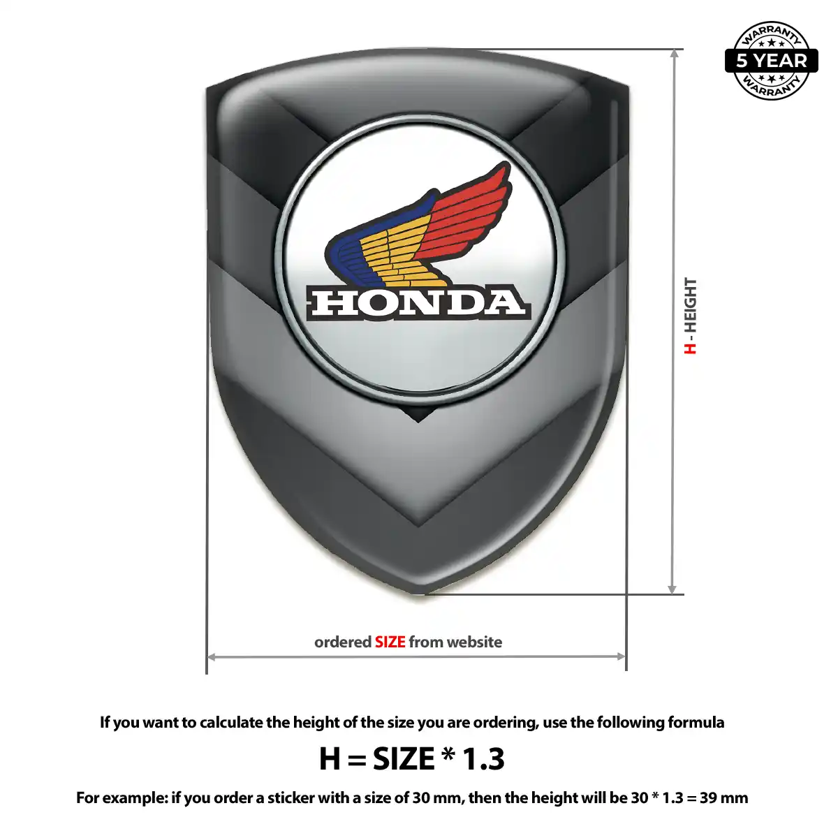 Honda Crest Emblem Exclusive Series