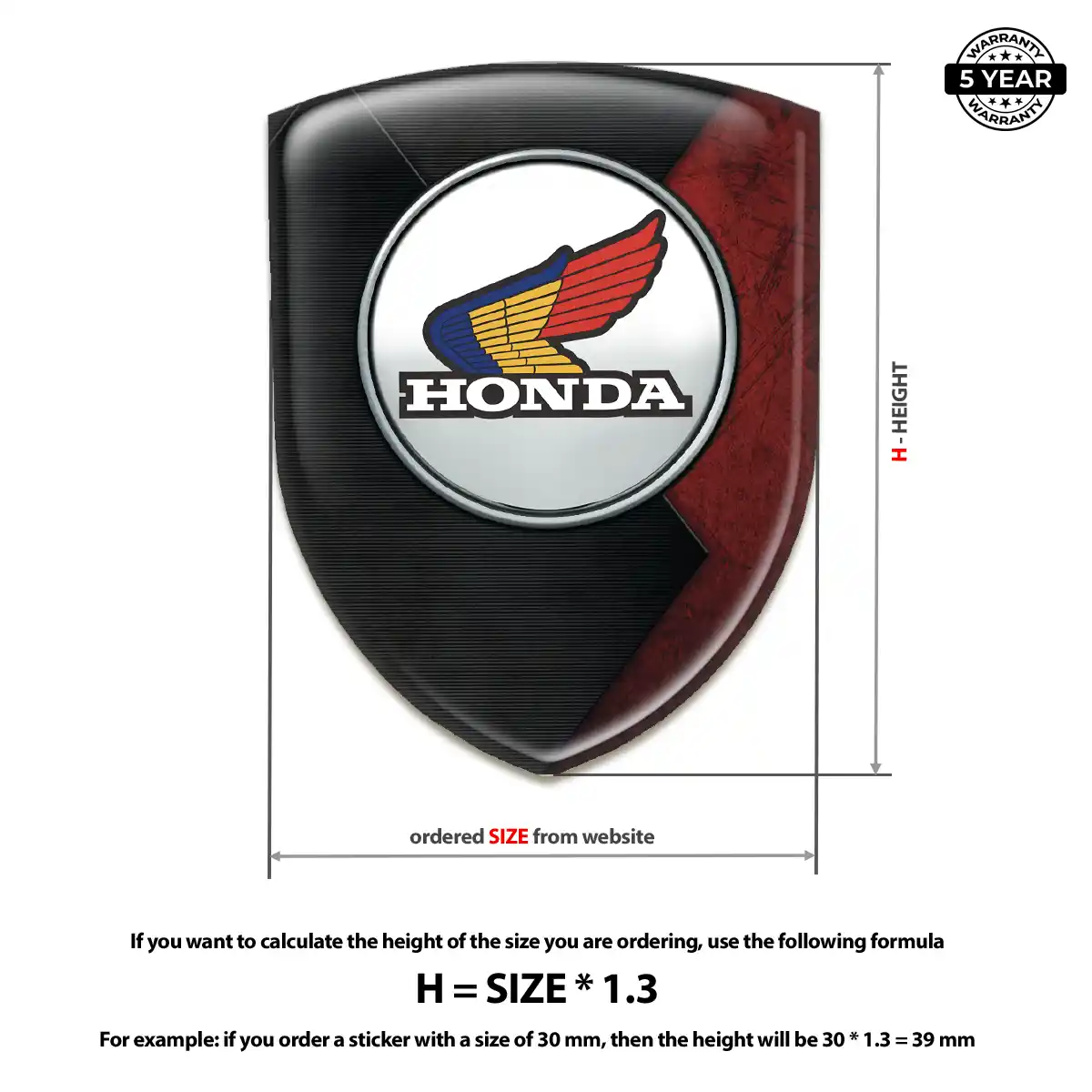 Honda Crest Emblem Interior Elegance