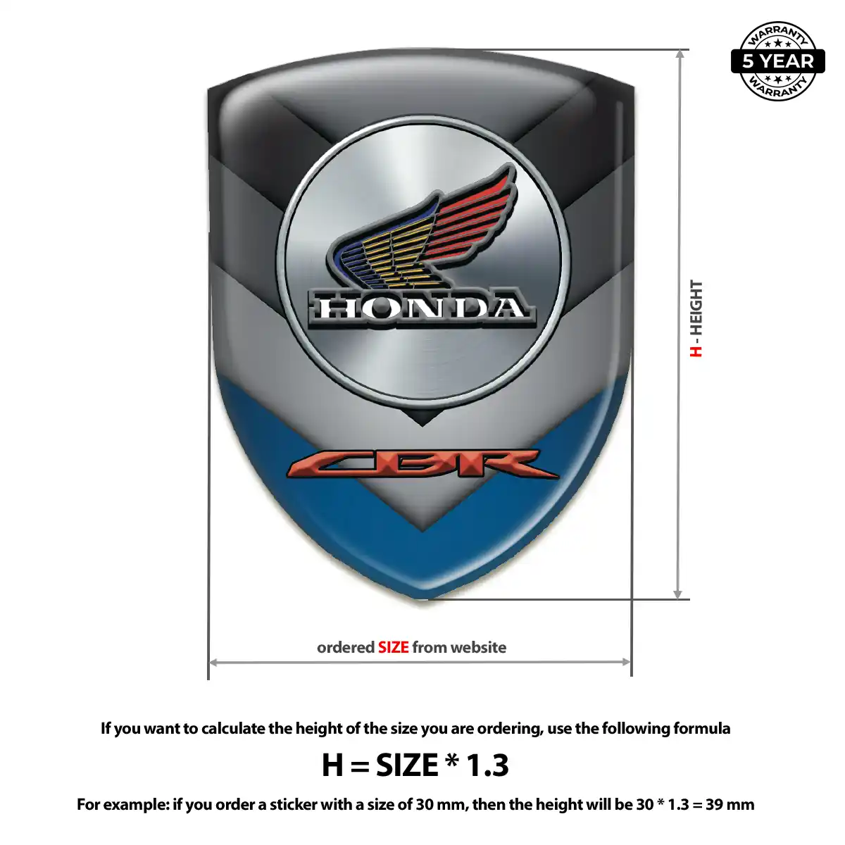Honda Crest Emblem Noble Edition