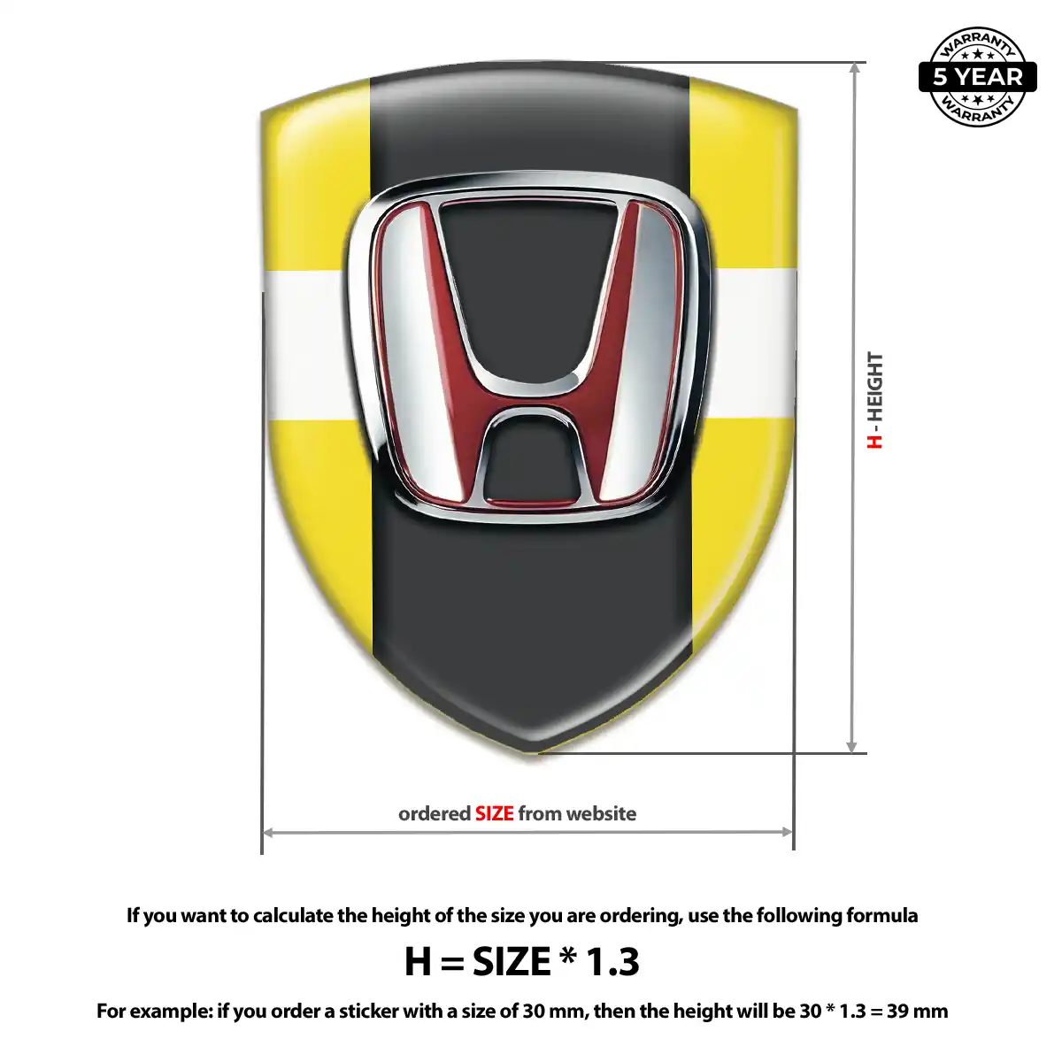 Honda Crest Emblem Prestige Line