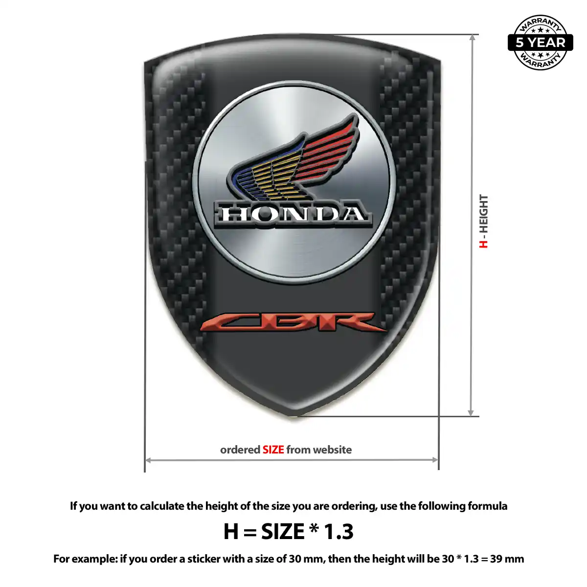 Honda Crest Emblem Signature Grade